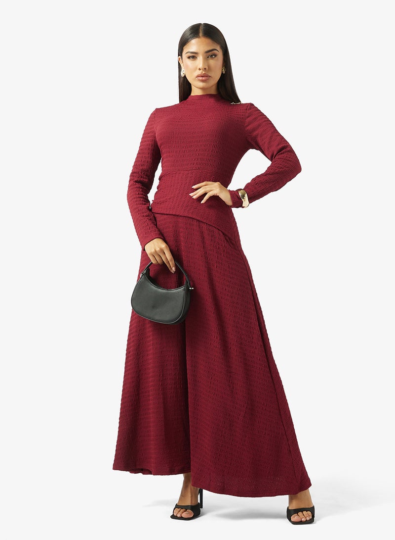 ELLA Ruched A-line Dress - Image 4